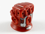 Parts Hand Large Minifigure Right Infinity Gauntlet With Silver Plates Pattern 66405PB01