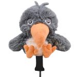 Funny Shoebill Golf Headcover Animals Plush Golf Club Head Covers Small Size Fits Hybird And Irons Large Size Fits Standard 460C