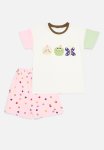 PoP Candy Colour Block Tee & Short Set - Multi