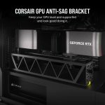 Cooler Master Gpu Anti-sag Bracket Universal Fit Adjustable Height Easy Install Sleek Black Design – New