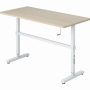 120CM X 60CM Adjustable Height Desk - Maple
