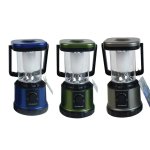 LED Lantern With Dimmer – 180 Lumens – Burn Time 48HOURS – Colours Metallic Blue Green Grey – Takes 3 X D
