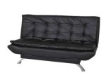 Sleeper Couches Brown Or Black Pu