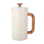 Lizzard Coffee Plunger 1000ML Assorted Colours - Cream