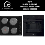 Defy Black Slimline Eye-level Solid Hob + Oven - 600MM DCB838E