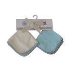 Organic Washcloths 2PACK Naturals - Assorted