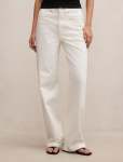 Nicki Mid-rise Straight Jeans - 18 Off White