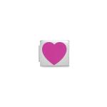 Composable Glam Link Heart Fuchsia