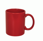 Standard Solid Red Mug 325ML Set Of 6