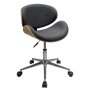 Amos Mid Back Office Chair - Grey