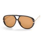 Black Shield Tea Tint Sunglasses