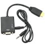 HDMI to VGA Converter & 3.5mm Audio Cable