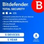 BitDefender Total Security - 5 Device 1 Year