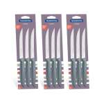 3 X 3 Piece Steak Knife Set Black