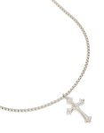 Mens Waterproof Stainless Steel Gothic Cross Necklace