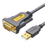 UGreen USB 2.0 To RS-232 Serial Adapter Cable Usb-a Male To DB9 Male -BLACK-CR104-20222
