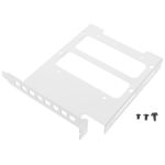 Bestyash PCI Slot Rear Panel Hard Drive Mounting Bracket Adapter For 3.5-INCH Hdd SSD Metal Hard Drive Tray For Computer Case Ex