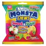 Amazon Monsta Sweet & Sour Flavoured Chews 90G