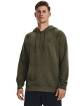 Men's Ua Rival Fleece Zip Hoodie - Marine Od Green Md
