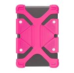 Universal Silicone Case And Stand For 7- 8 Tablets -pink