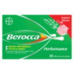Performance Tropical Flavoured Effervescent Tablets 20 Pack