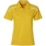 Ladies Nyos Golf Shirt Yellow