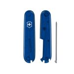 Victorinox Swiss Army Victorinox Transparent Blue Handle Scale Kit For 91MM Swiss Army Knife Plus Ball Pen