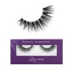 Lilly Lashes Sheer Band False Eyelashes With Invisible Band Lashes Mink Lashes + Volume 3D Faux Mink Eyelashes Reusable Eyelashe