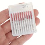 10PCS Stretch Fabric Sewing Needle Set - Anti-jump Elastic Cloth Pins For Knitting & Crafts - Assorted Colors Purple red green b