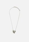 Audrey Detailed Heart Pendant - Silver
