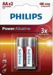 Philips Power Alkaline Bat Aa 2P