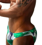 Green Roses Brief Swimwear