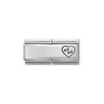 Classic Xoxo Heart Enamel DoubleLink