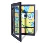 Kid's Artwork Storage Frame With Perspex Cover - Black A4