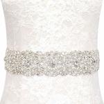 Pardecor Wedding Belt Rhinestone Belt Bridal Wedding Dress Sash Trim Rhinestone Applique Dress Belt Crystal Sash Accessories 327