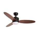 Enzo Metal Ceiling Fan With LED Light