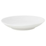 Basics White Shallow Bowl