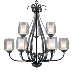 Estate 9-LIGHT Chandelier - Black
