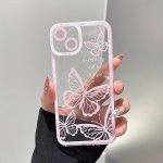 1PC Protective Phone Case For IPHONE15 14 13 12 11 Plus pro promax xr xs Butterfly Pattern Creative Phone Case