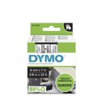 Dymo D1-TAPE 9MM X 7M Black On White