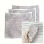 5PCS Wire Dishwashing Cloth Mesh Dishcloth For Kitchen Stove Dishwashing And Pot Washing Grid Non-stick Oil Oil-free Kitchen Cle