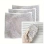 5PCS Wire Dishwashing Cloth Mesh Dishcloth For Kitchen Stove Dishwashing And Pot Washing Grid Non-stick Oil Oil-free Kitchen Cleaning Cloth Kitchen Stove Range Hood