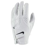 Nike Tour Classic Iv Golf Glove For Right Hand White White Black Large