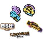 Sa Slang 5 Pack Jibbitz - Multi Osfa