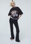 Oversized Printed T-Shirt - Black the Who