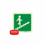 Parrot Photoluminescent 190MM E8 Safety Sign