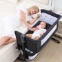 Adjustable Multifunction Baby Swing Bed Cradle - Purple