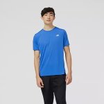 New Balance Men's Accelerate Ss T-Shirt - Marine Blue - Sm