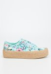 QUEBEC5 Flatform Espadrille Sneaker - Blue Combo