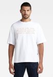 G-star Raw Text Graphic Loose R T-Shirt - White